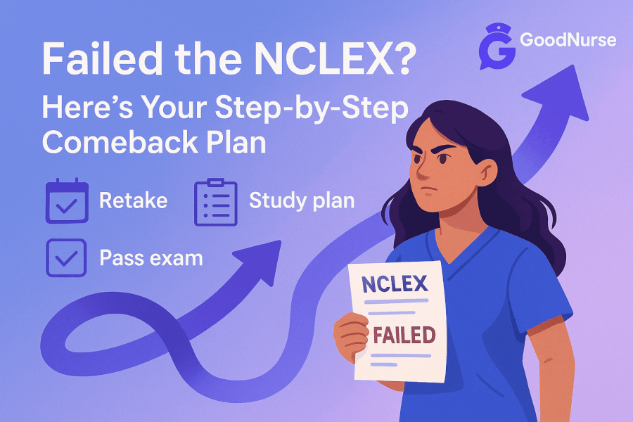 Failed the NCLEX? Here's Your Step‑by‑Step Comeback Plan
