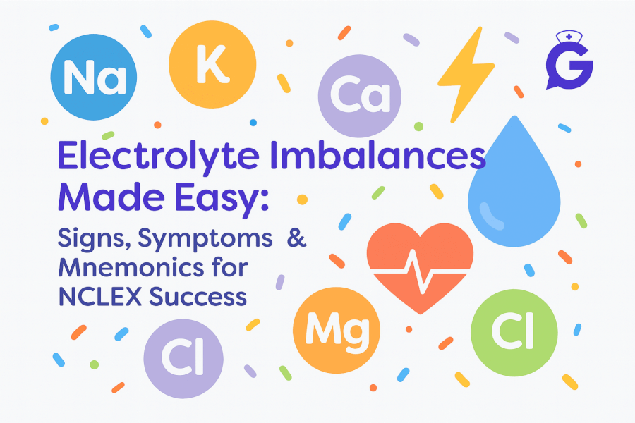 Electrolyte Imbalances Made Easy: Signs, Symptoms & Mnemonics for NCLEX Success (Updated 2025)