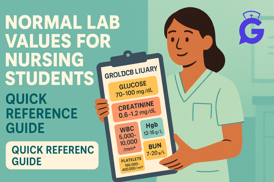 Normal Lab Values for Nursing Students (2025): Printable Cheat Sheet, Interpretation Tips, and NGN Practice