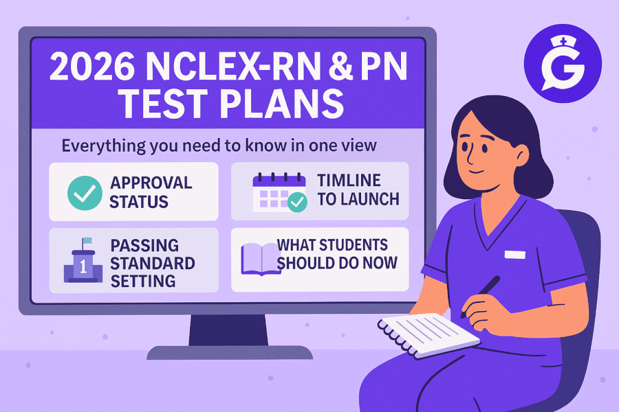 2026 NCLEX-RN/PN Test Plans for NCLEX: Approval, Timeline, Standard Setting & Prep Actions