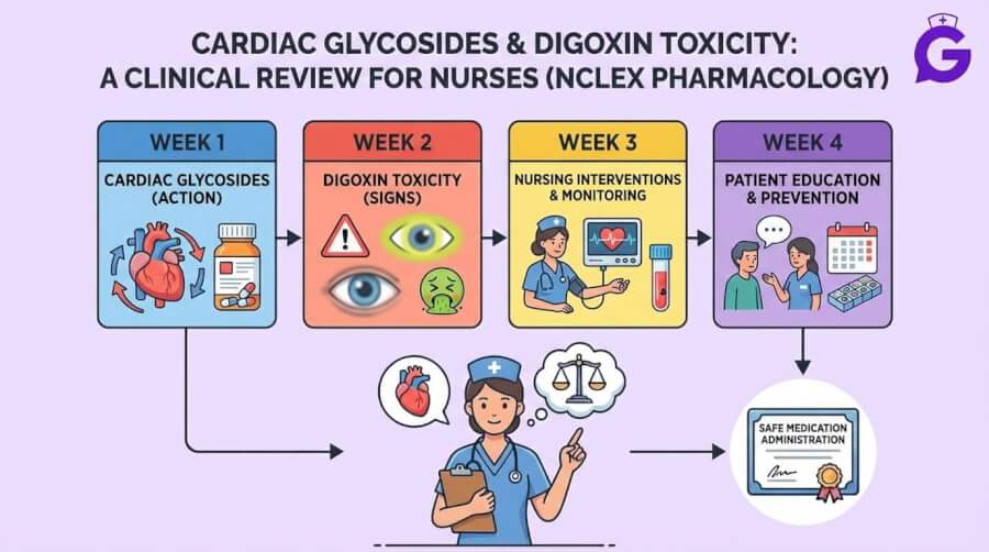 Cardiac Glycosides & Digoxin Toxicity: A Clinical Review for Nurses (NCLEX Pharmacology)